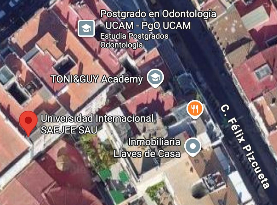 Mapa de ubicación Universitätsmedizin Berlin - Carrer de Colón, 10, puerta 13 planta 6ª, Ensanche, 46004 Valencia